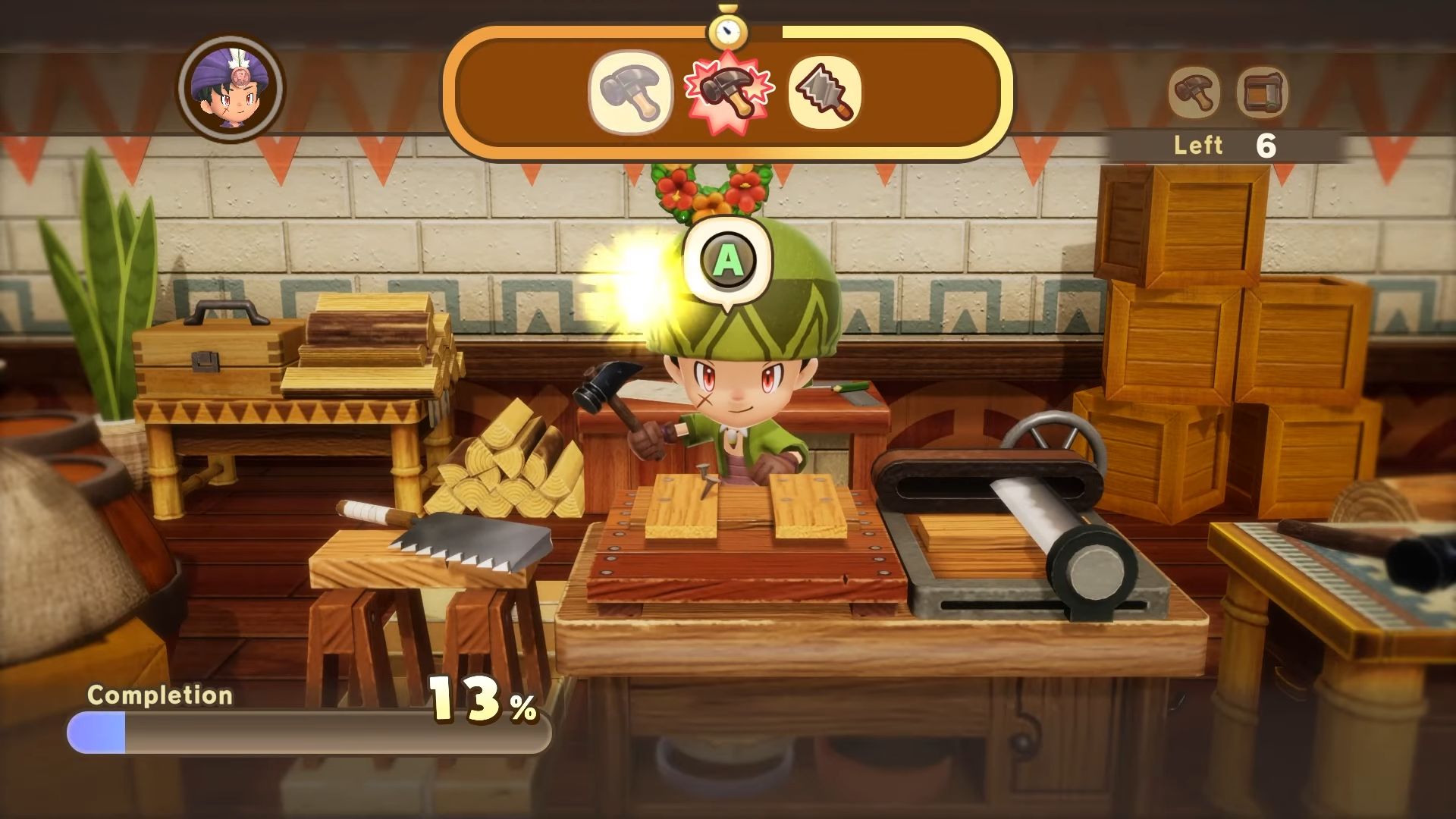 Every Carpenter Life Challenge in Fantasy Life i The Girl Who Steals Time
