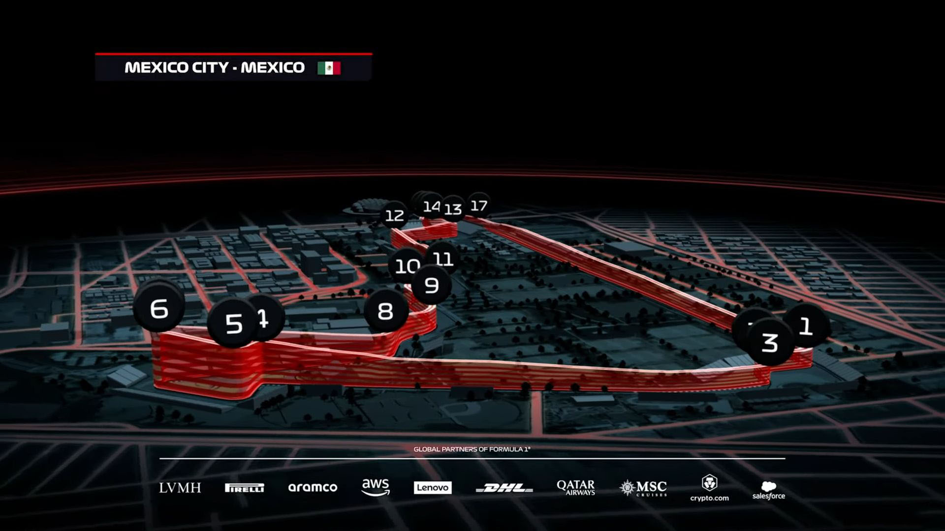 Mexican GP layout in F1 25