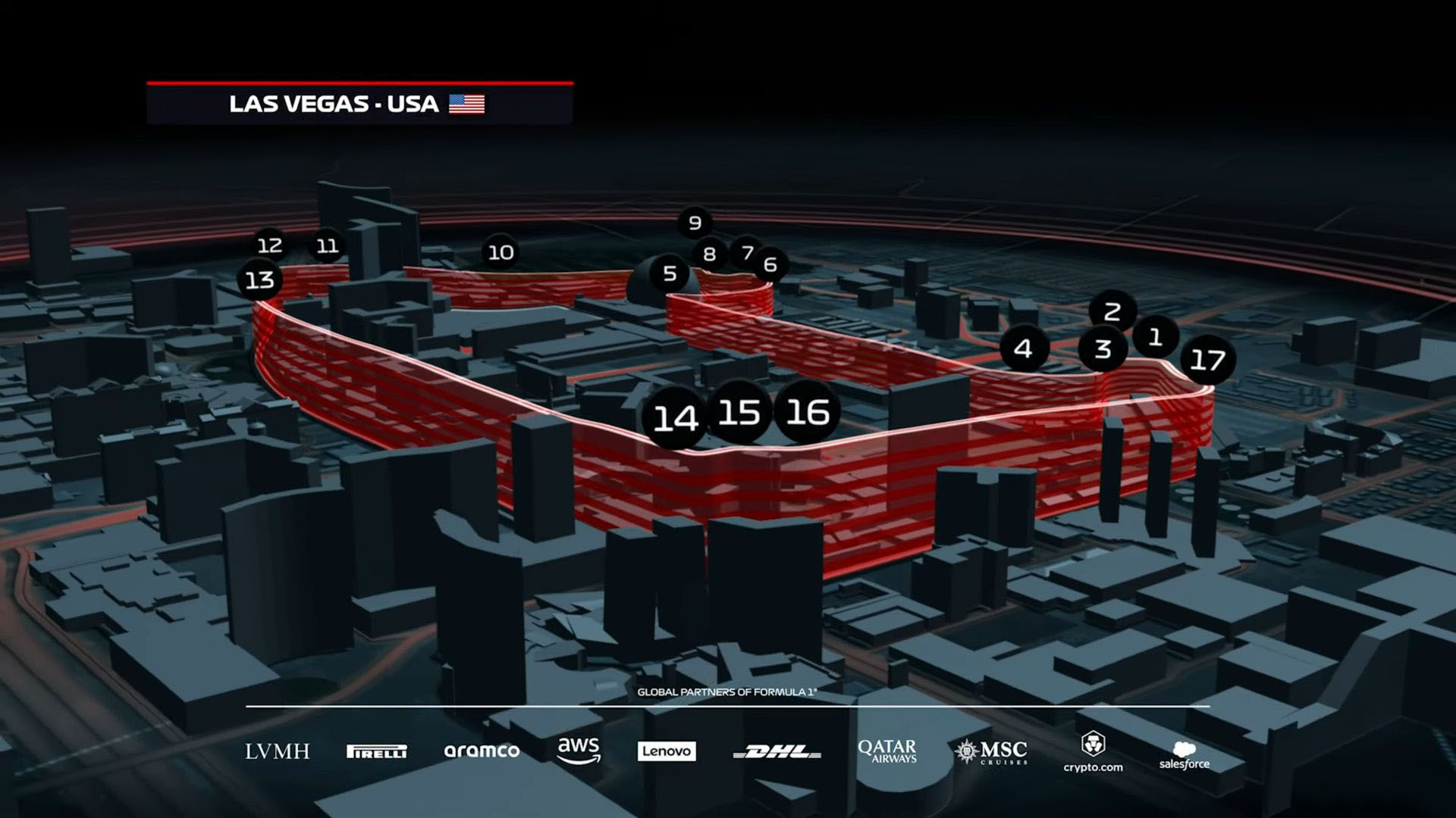 Las Vegas GP layout