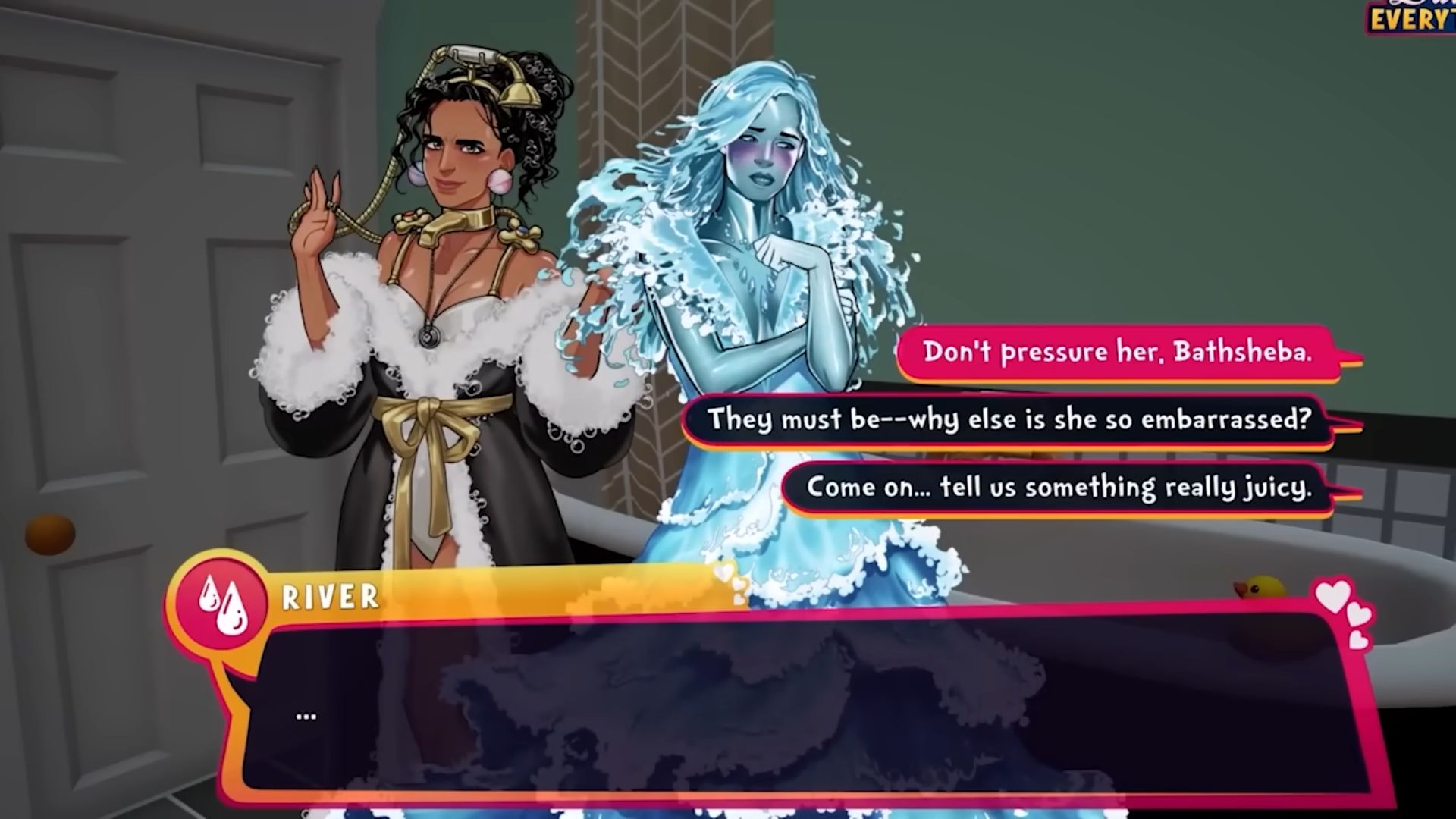 River and Bathsheba in Date Everything