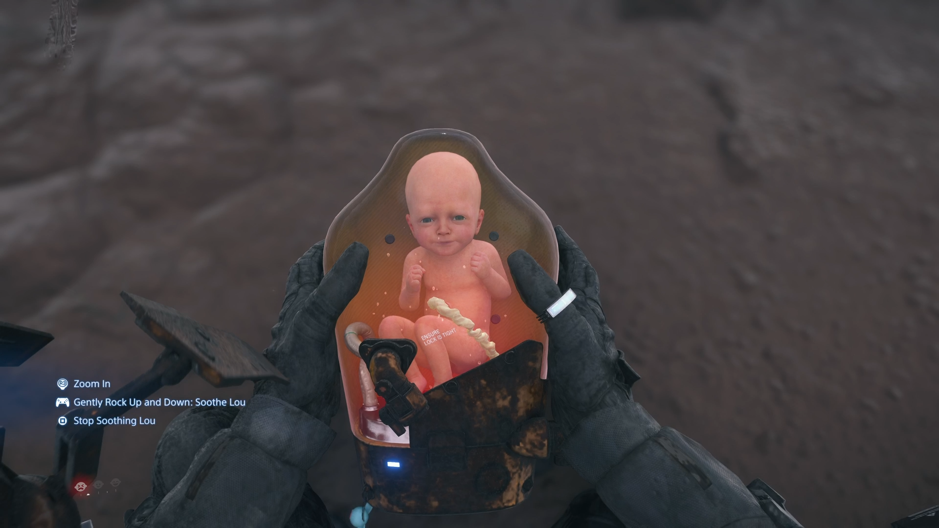 Death Stranding 2 - Taking Care of Lou [Source: Kojima Productions]