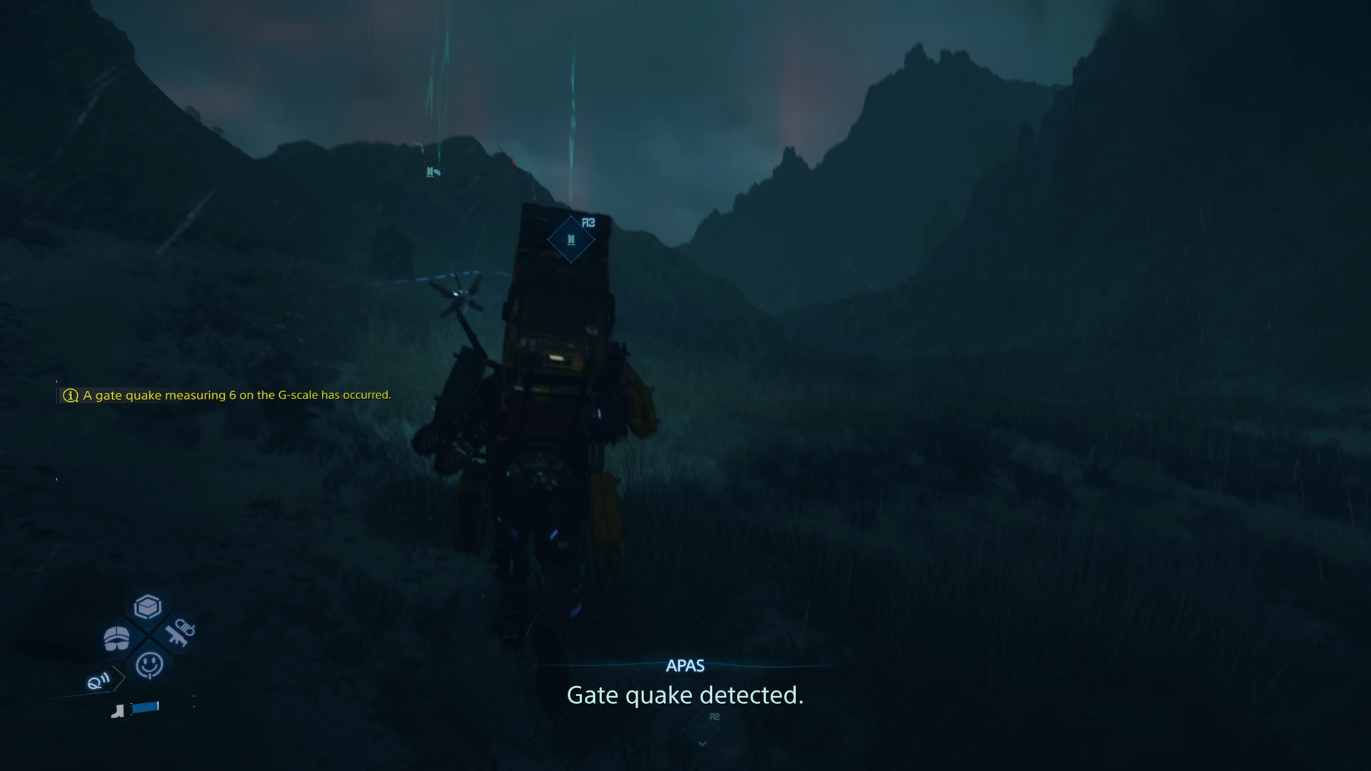 Gate Quakes in DS2 [Source: Kojima Productions/Deltias Gaming]