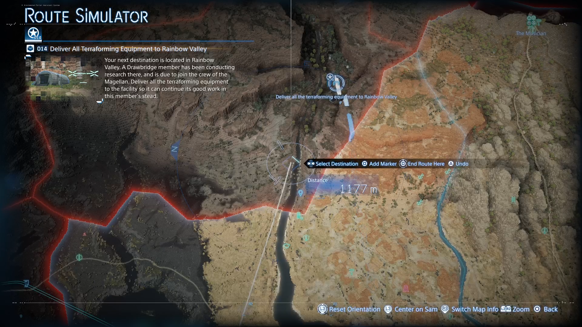 Plotting route