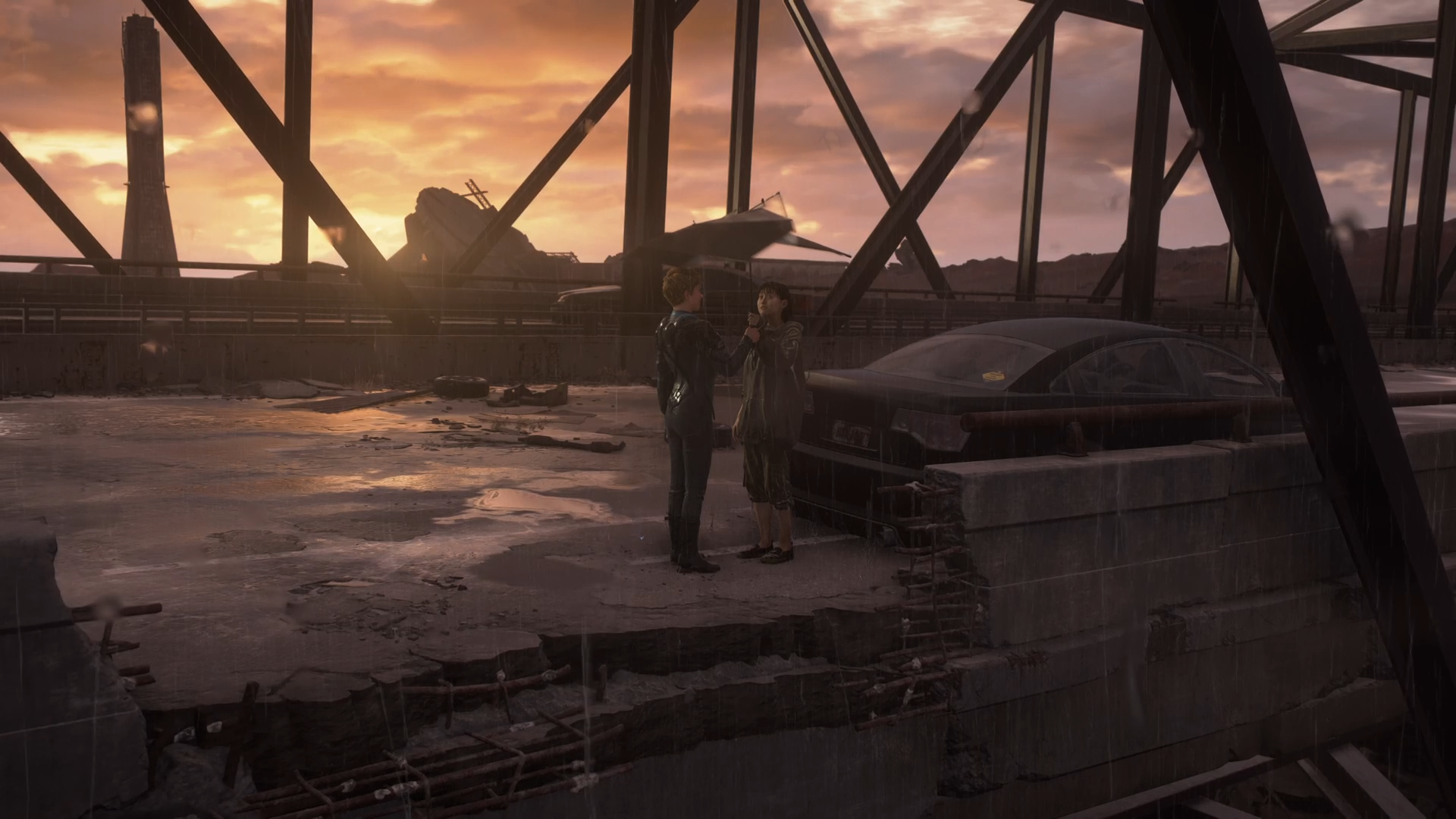 Rainy and Fragile in Death Stranding 2 [Source: Kojima Productions/Deltias Gaming]