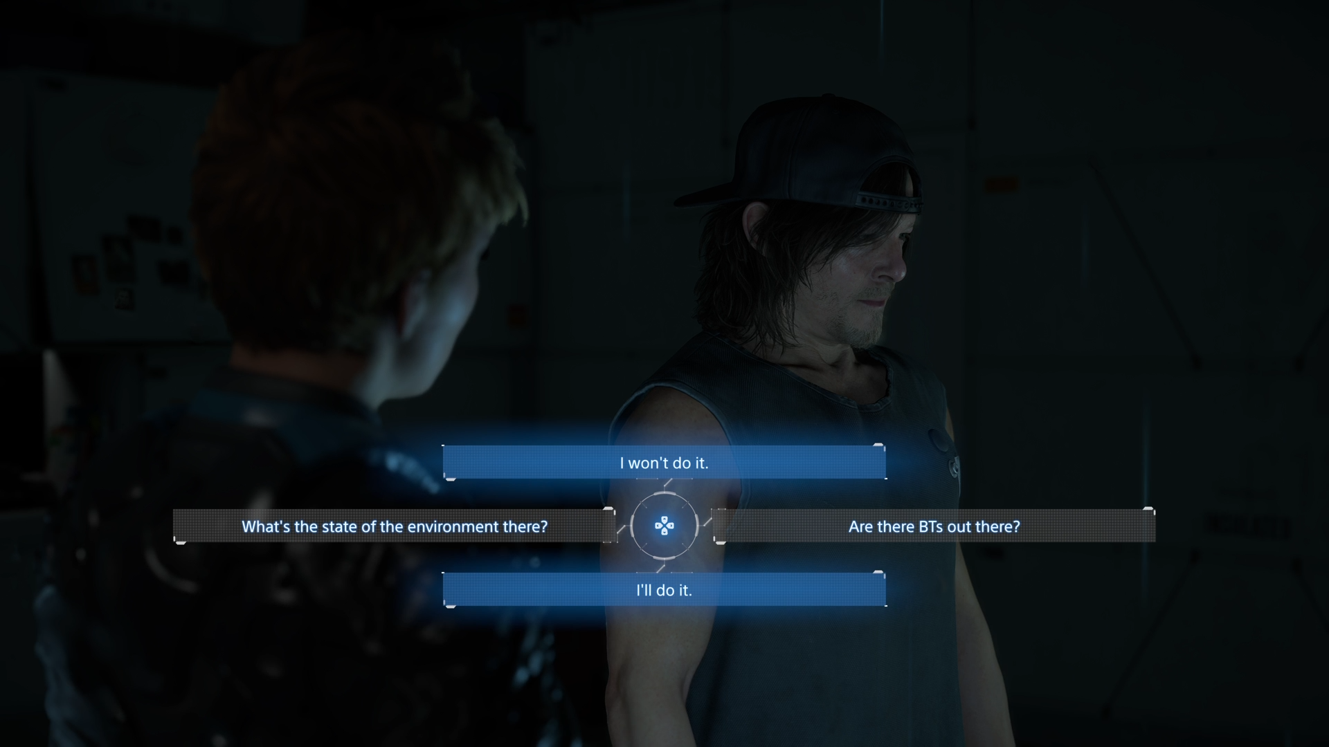 What to choose? [Source: Kojima Productions/Deltias Gaming]