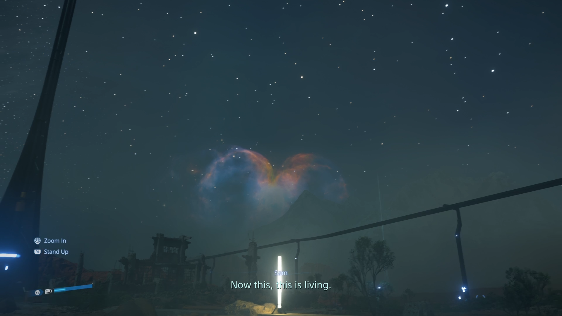 Death Stranding 2 - The night sky [Source: Kojima Productions/Deltias Gaming]