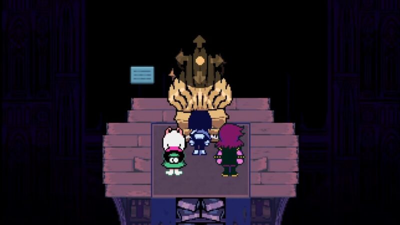 Golden Piano in Deltarune (Image via Tobyfox)