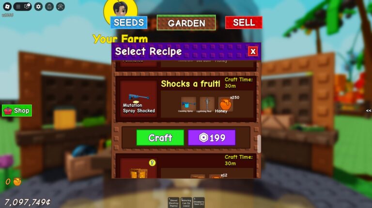 Shocked Mutation Spray (Image via Roblox)