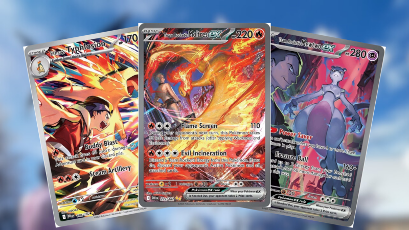 Some of the best-looking cards in Destined Rivals from Pokemon TCG (Image via The Pokemon Company)