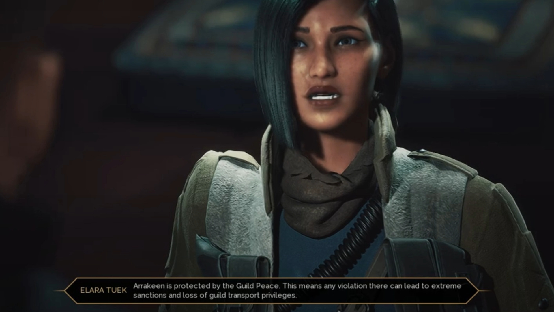 Speak with Elara Tuek to complete the quest