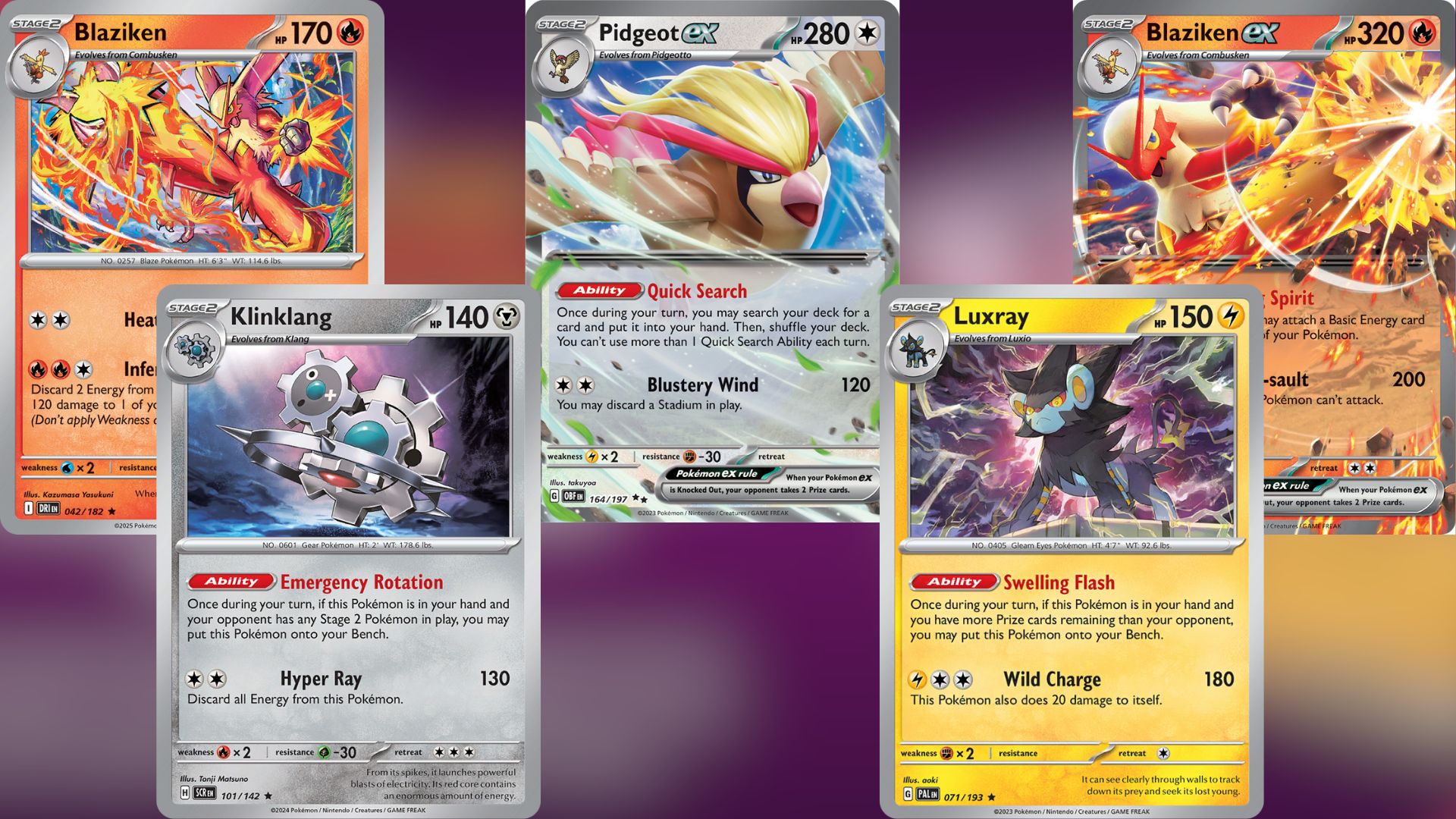 Stage 2 cards for Mamoswine ex (Image via TPC)