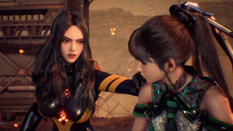 Picture of Tachy and Eve in Stellar Blade