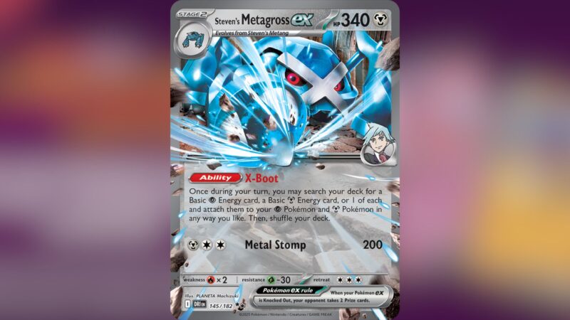 Steven's Metagross ex (Image via TPC)