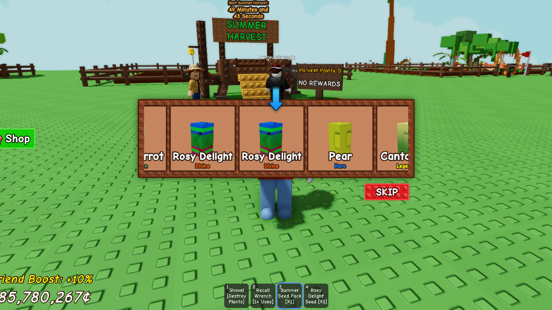 Summer Seed Pack (Image via Roblox Corporation)