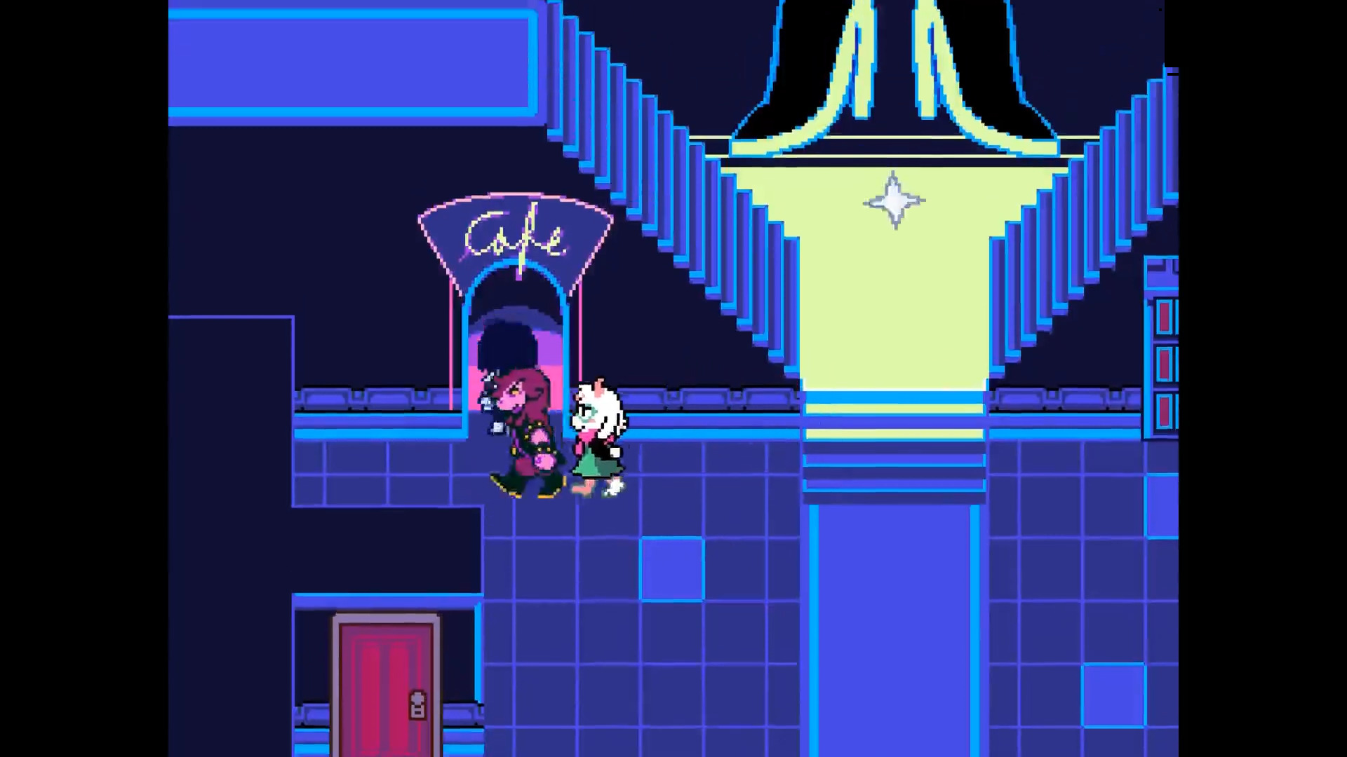 You can find Swatch at the Color Cafe (Image via Toby Fox | @LucaTheJackal/YouTube)