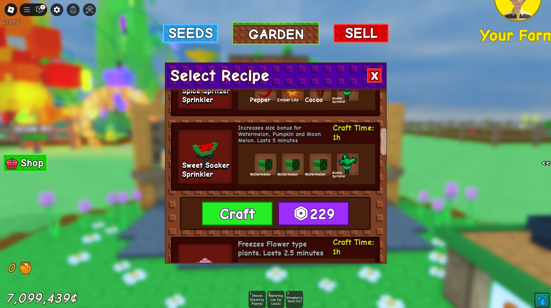 Sweet Soaker Sprinkler (Image via Roblox)