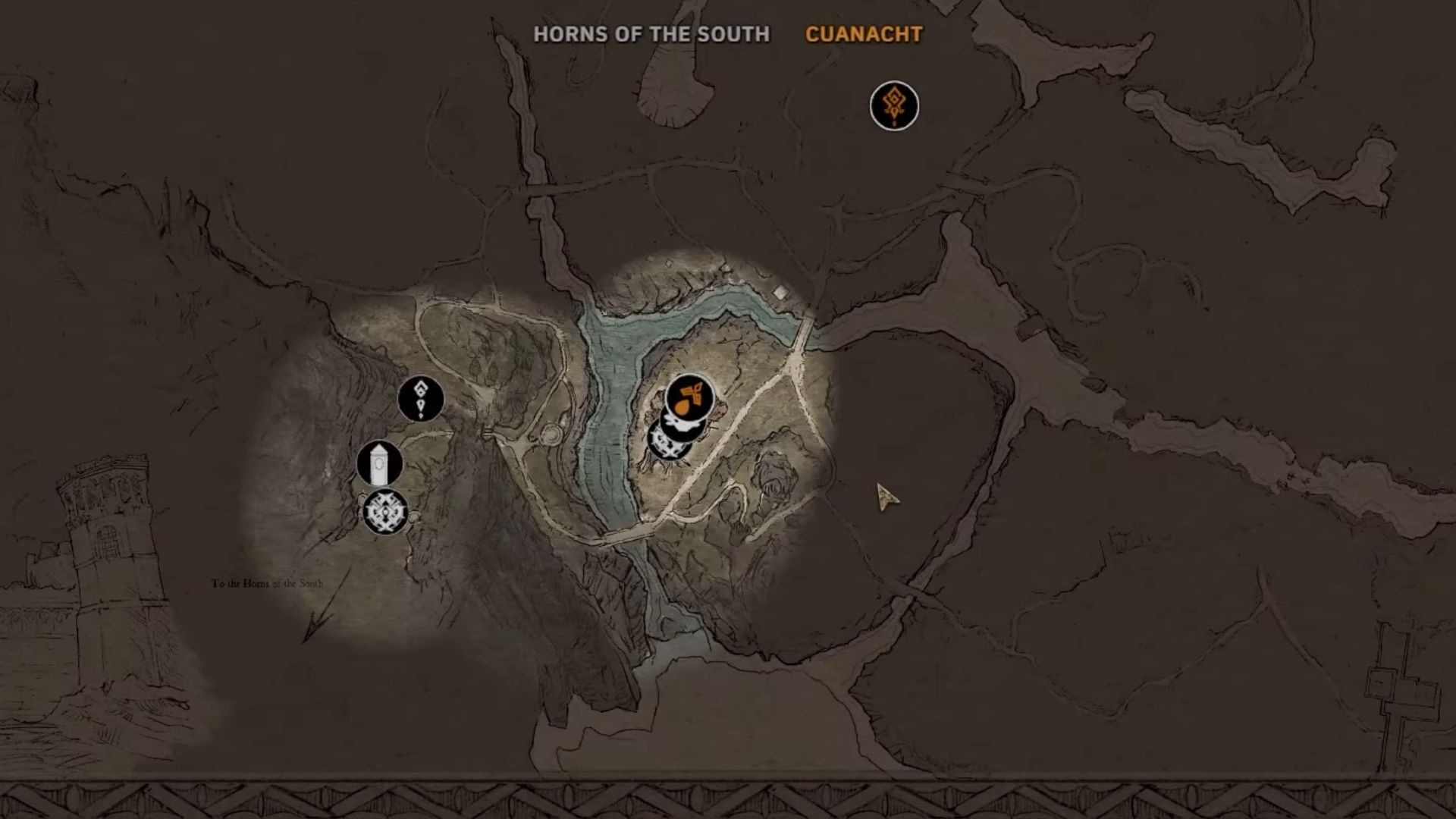 Quest starting location