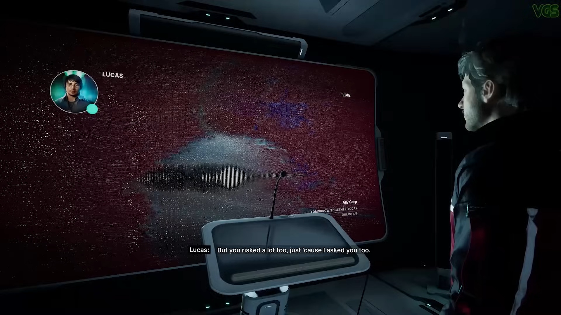 Lucas, a true friend. (Source: 11 Bit Studios | VGS - Video Game Sophistry)