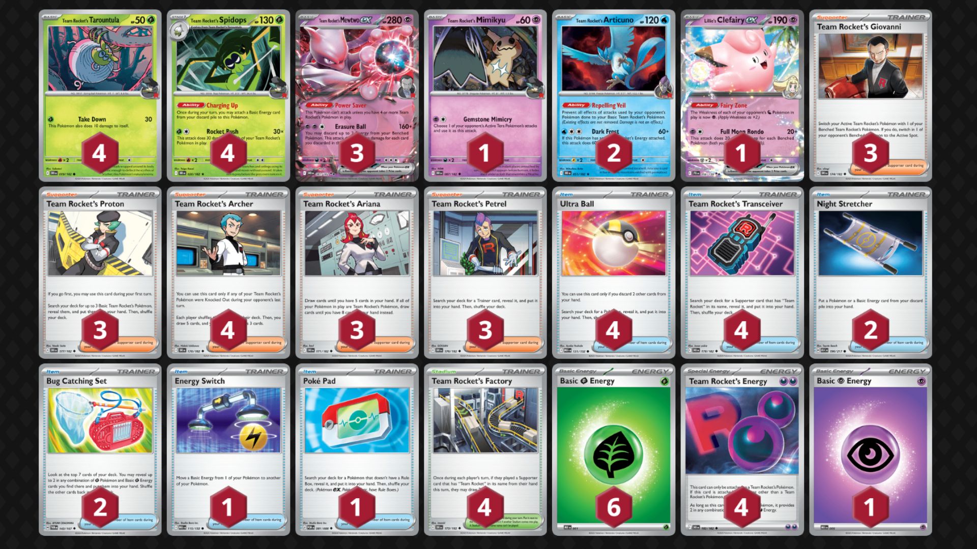 pokemon rocket set card list Team Complete (83/82) 2000 The 10 Most Valuable Pokémon
