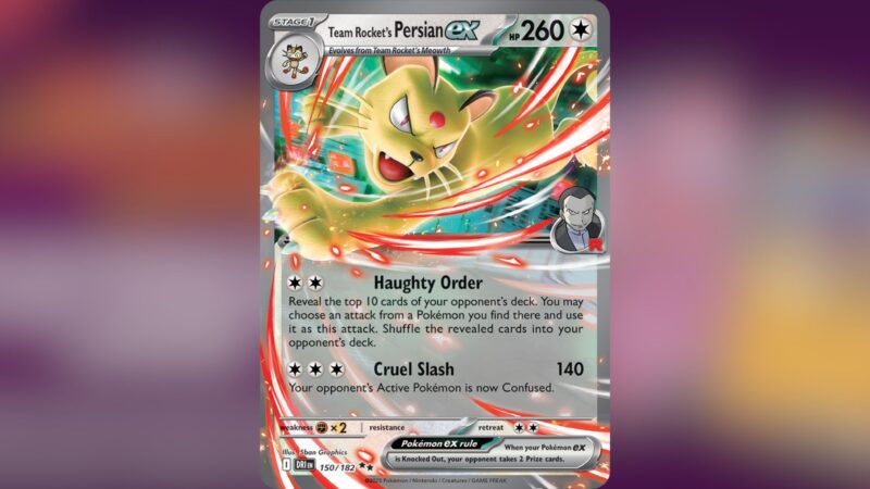 Team Rocket's Persian ex (Image via TPC)