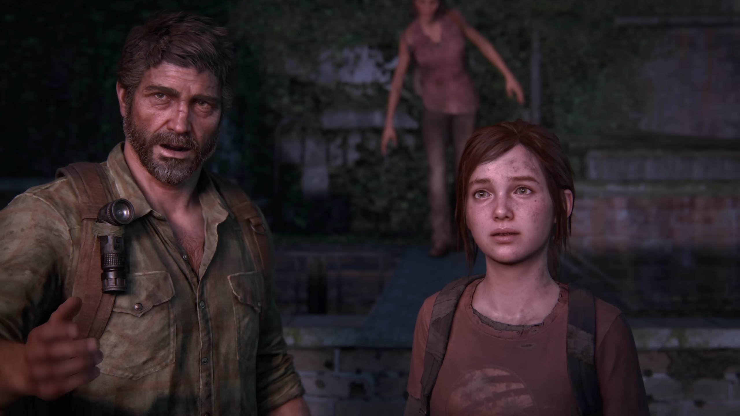 Picture of Joel and Ellie in The Last of Us: Part 1