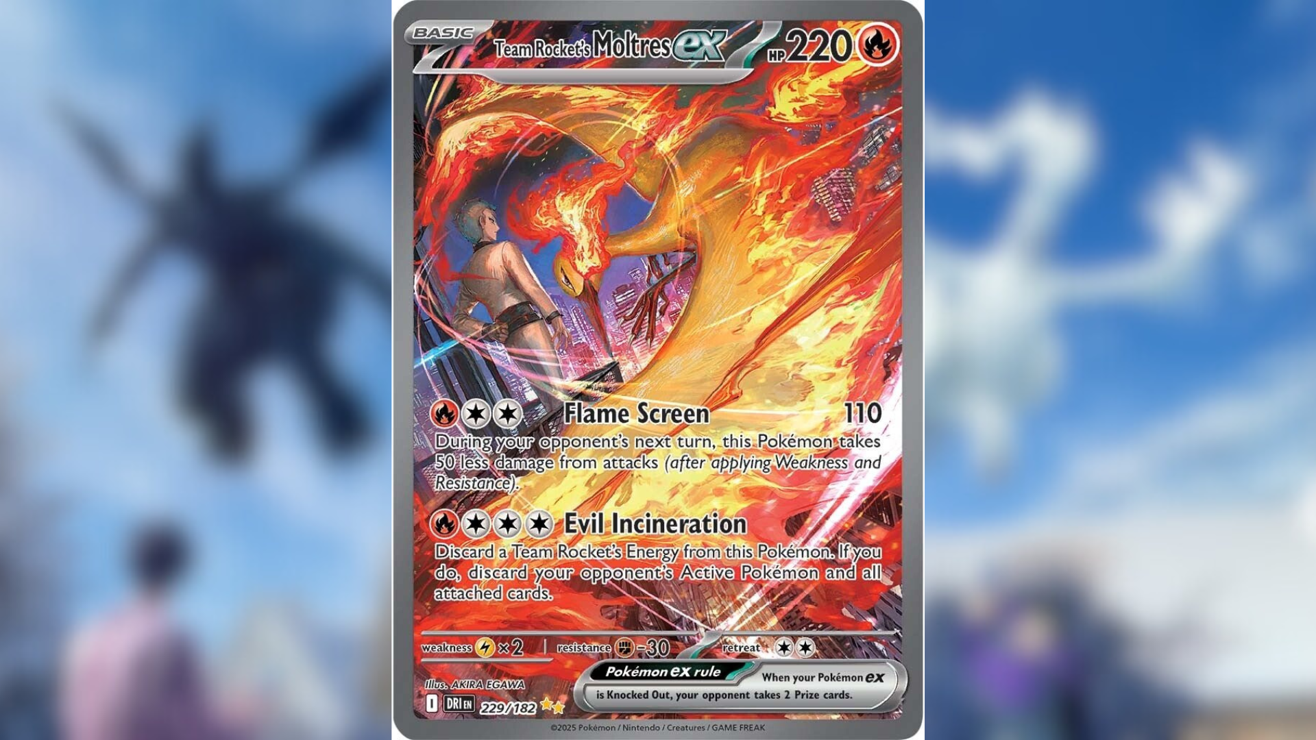 The Legendary Bird and Team Rocket's Archer (Image via The Pokemon Company)