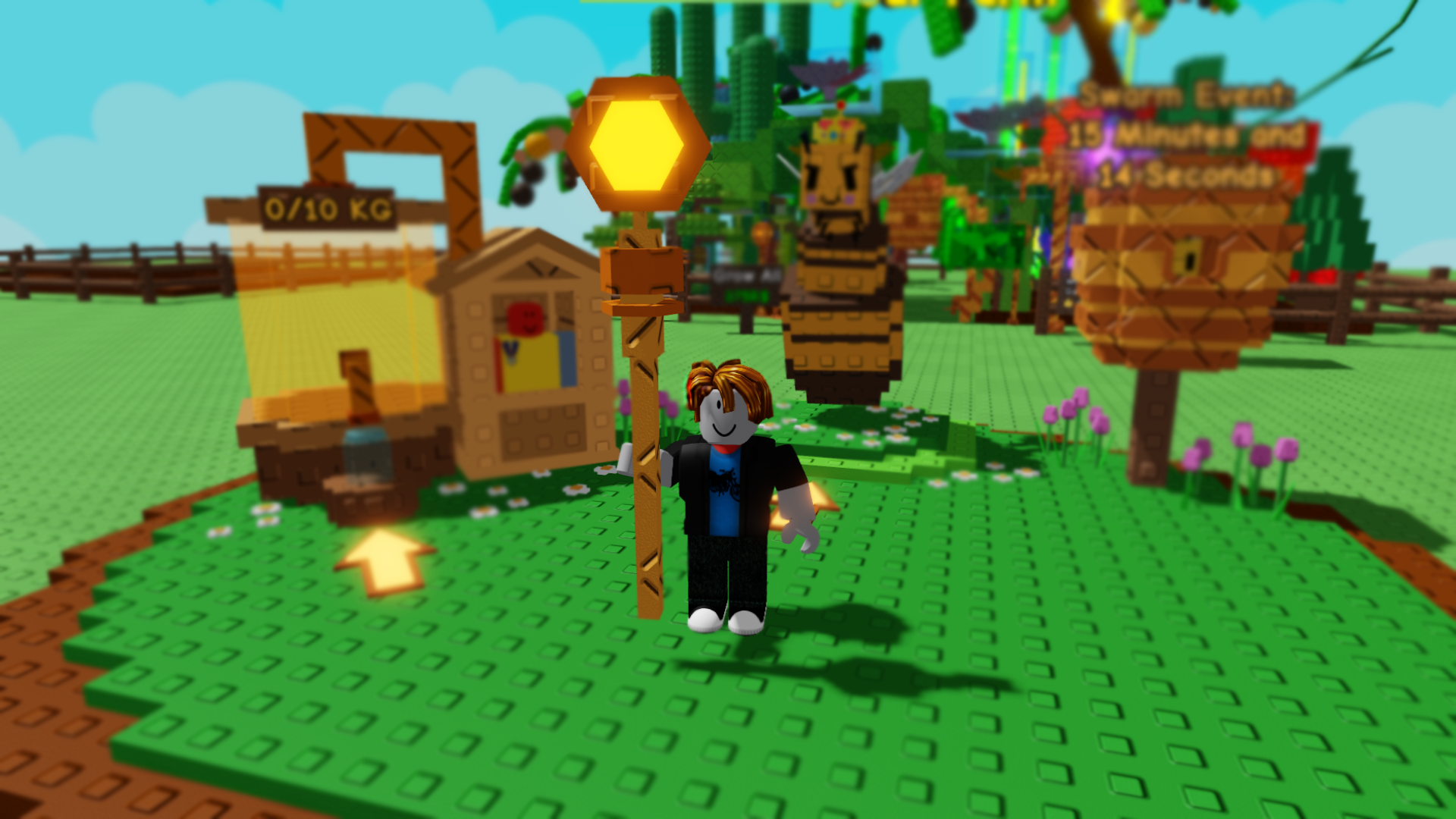 Get New Nectar Staff Gear in Grow a Garden (Image via Roblox Corporation)