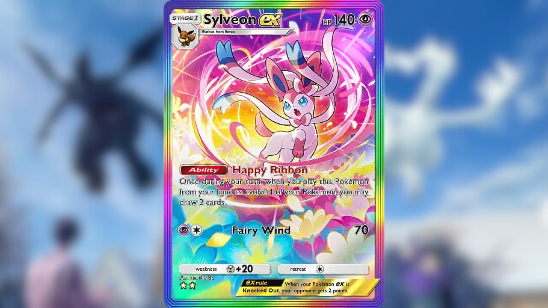 The Rainbow Border makes Sylveon ex stand out (Image via The Pokemon Company)