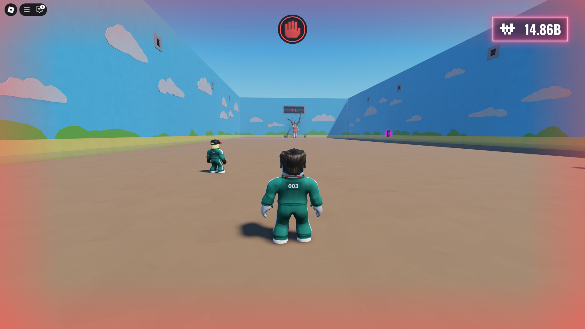 The Red Light, Green Light Game (Image via Roblox Corporation)