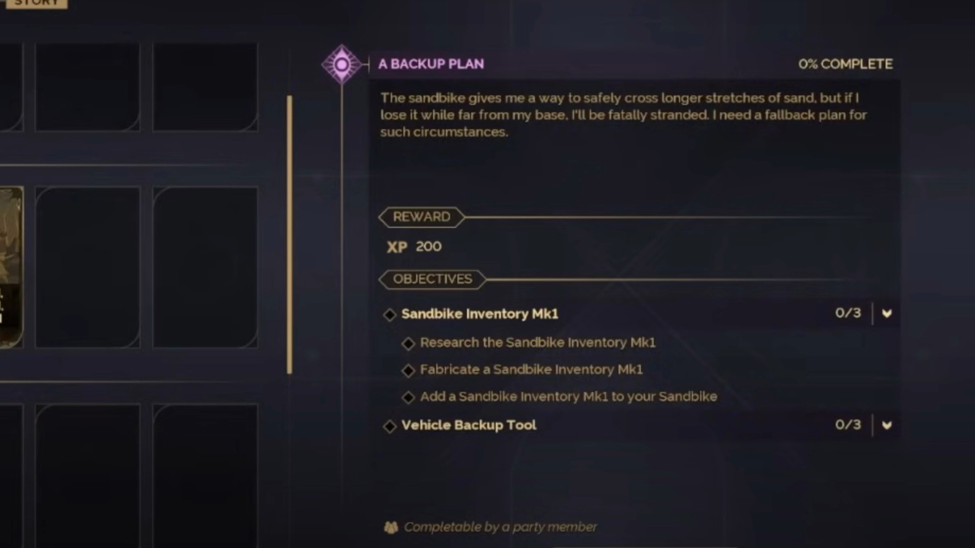 A Backup Plan Quest in Dune Awakening