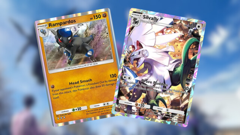 This deck uses both Rampardos and Silvally to quickly beat down your opponent (Image via The Pokemon Company)
