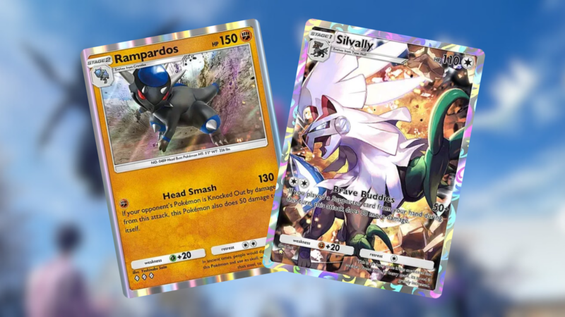 This deck uses both Rampardos and Silvally to quickly beat down your opponent (Image via The Pokemon Company)