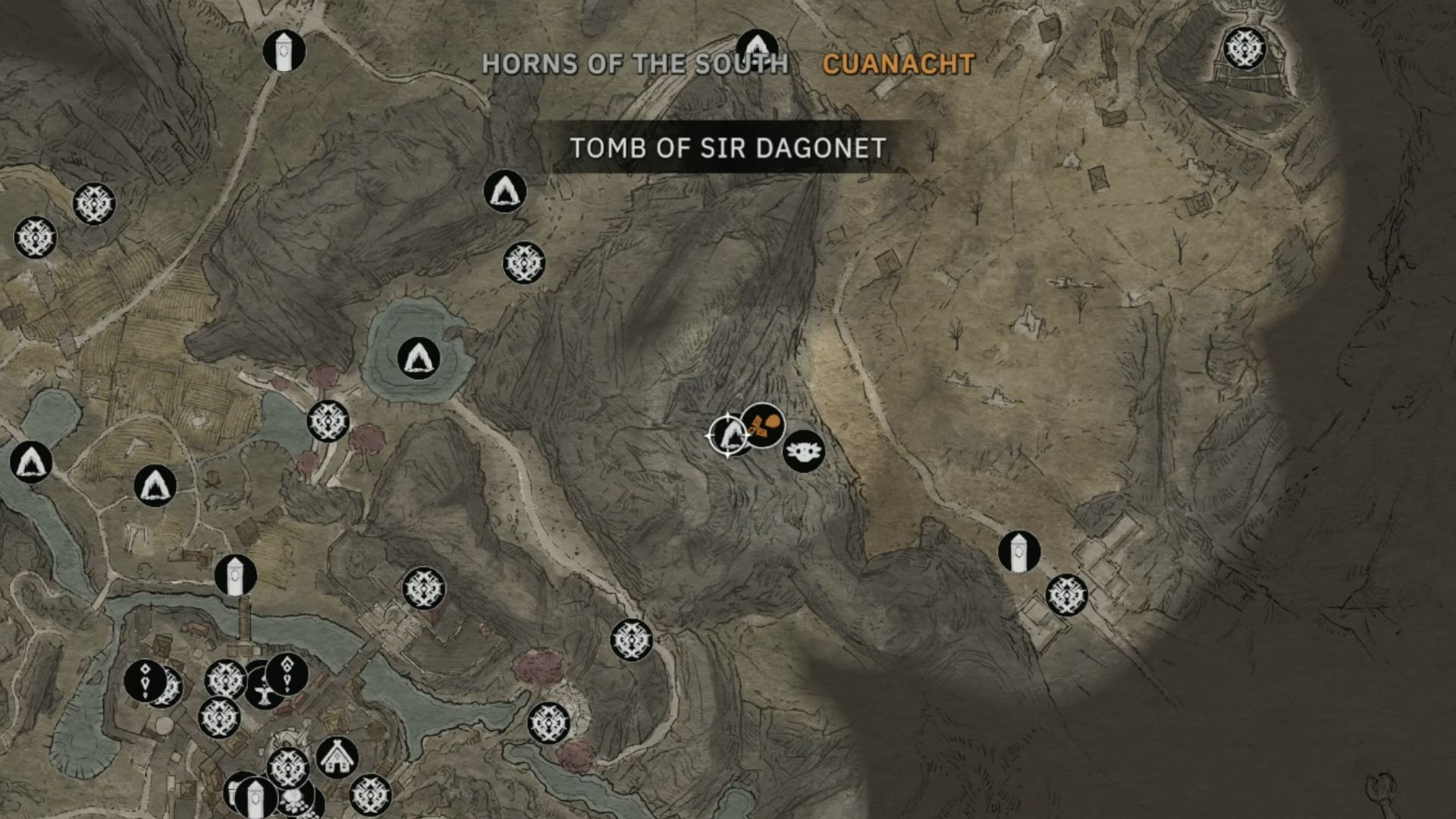 Tomb of Sir Dagonet Location 1