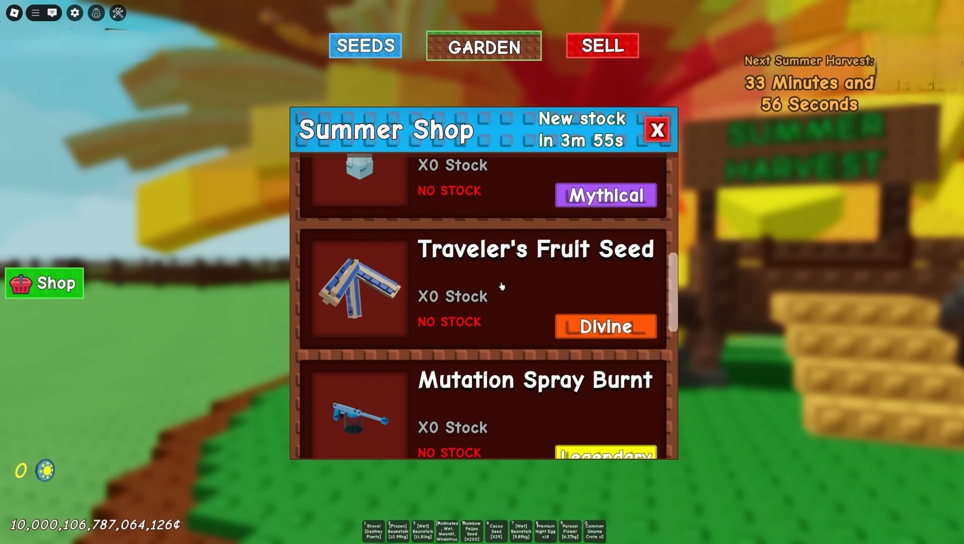 Traveler's Fruit Seed (Image via Roblox)
