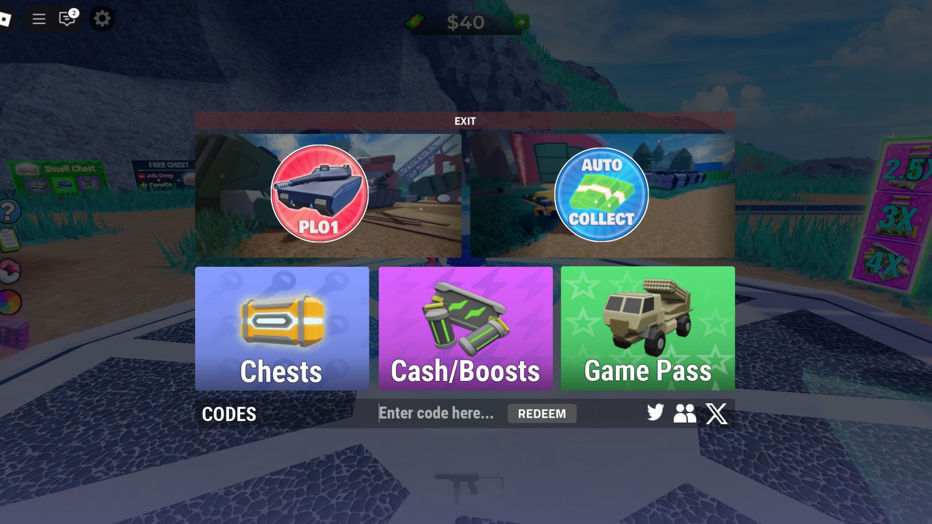 Redeem the codes here (Source: Roblox)