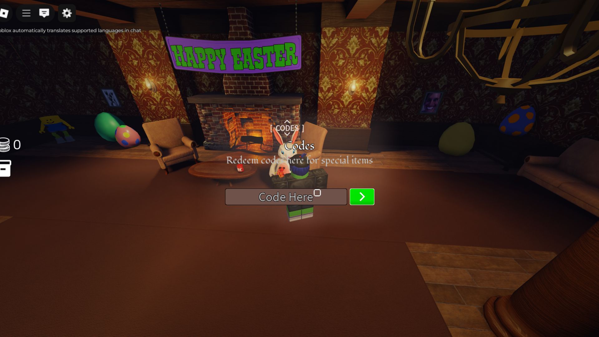 Redeem the codes here (Source: Roblox)