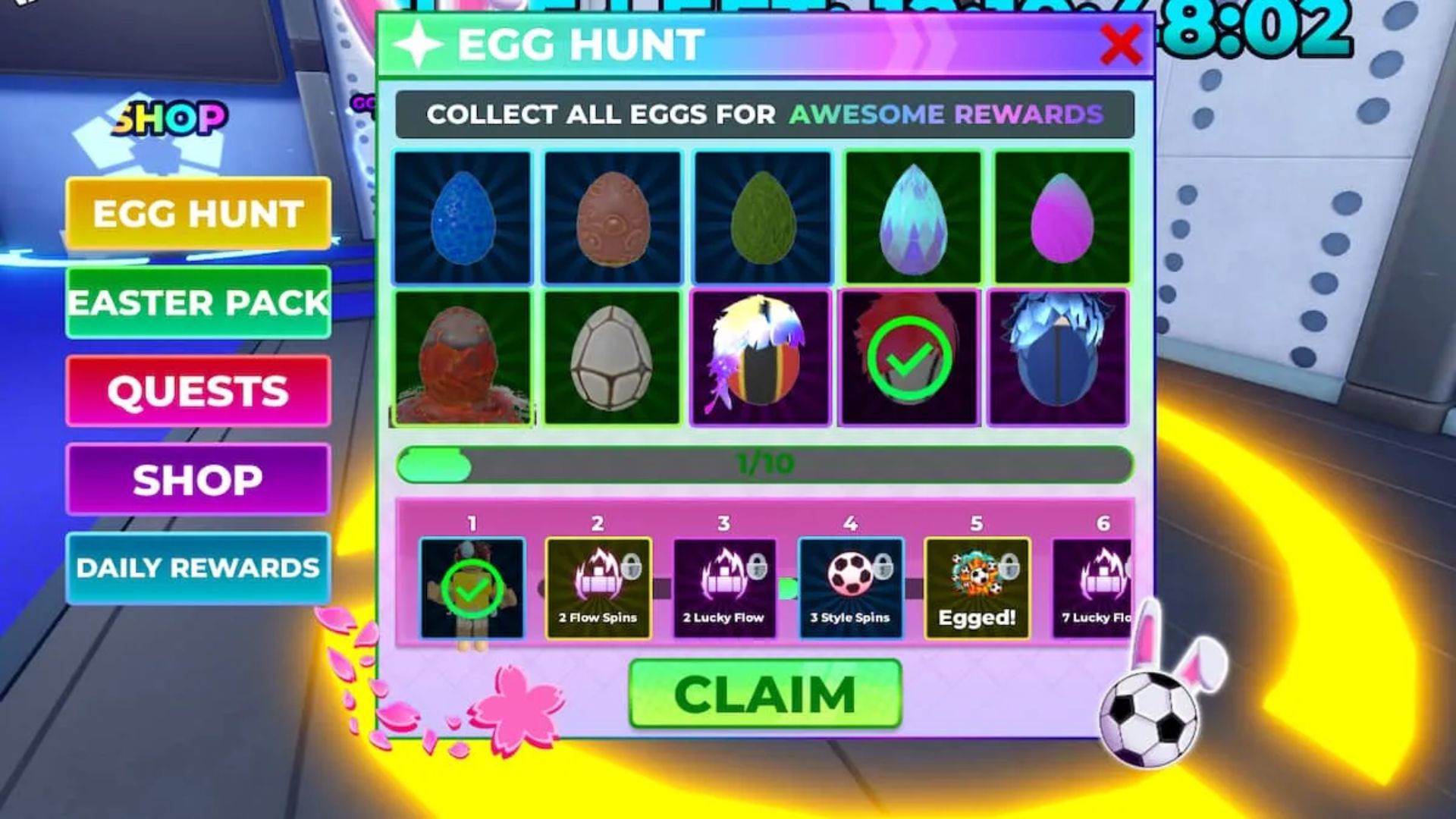 Easter Egg rewards (Source: Roblox)