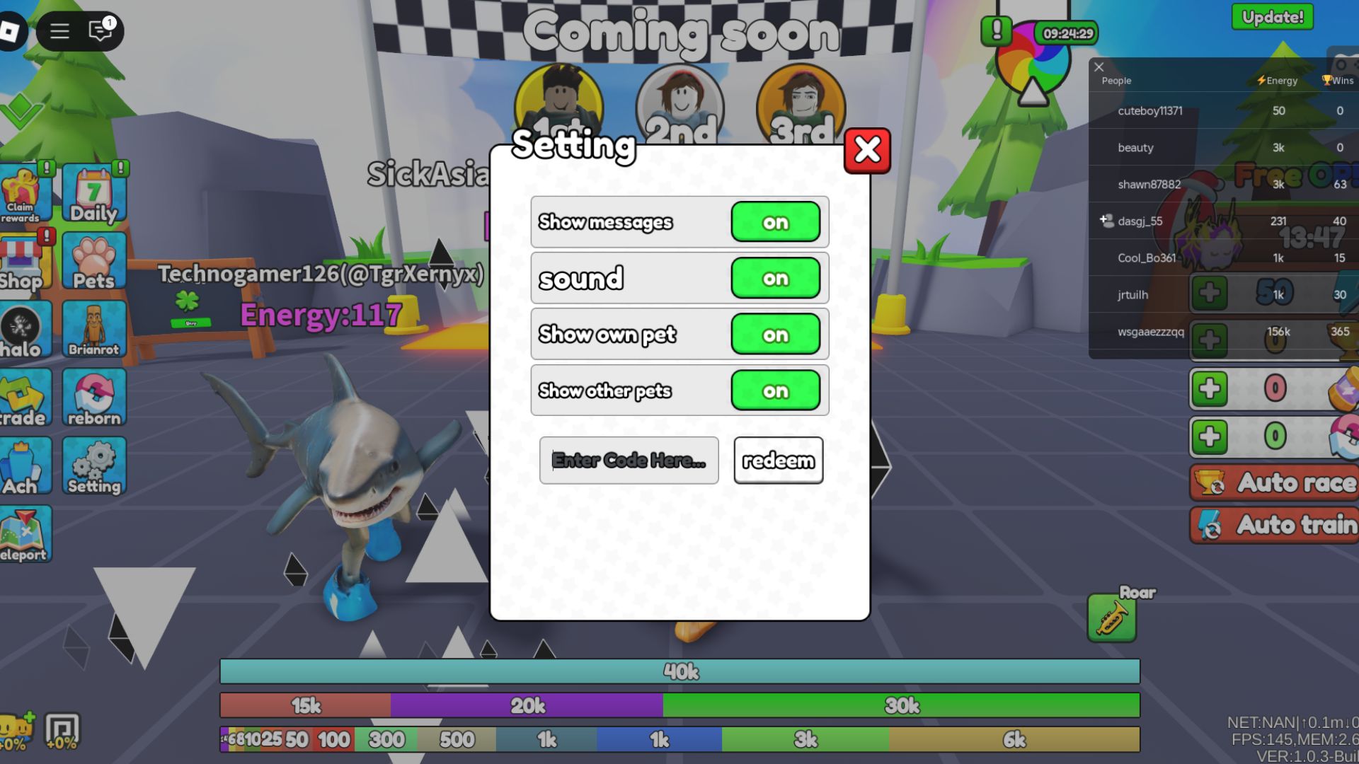 Redeem the codes here (Source: Roblox)