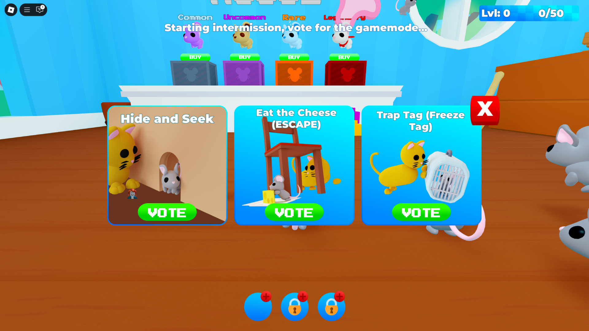 Vote for the Game Mode you want to play