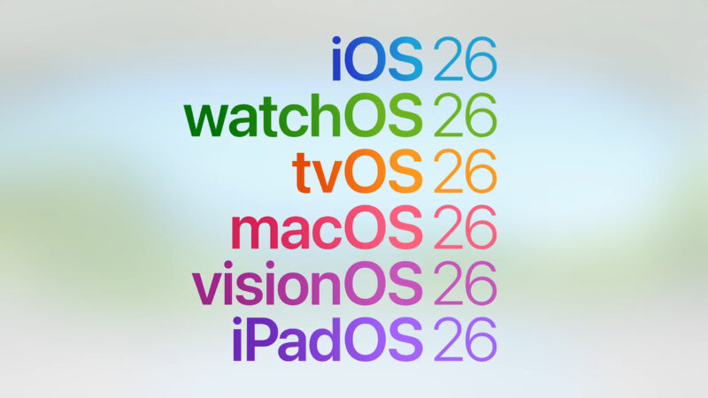 Picture of the new naming scheme of Apple's operating systems