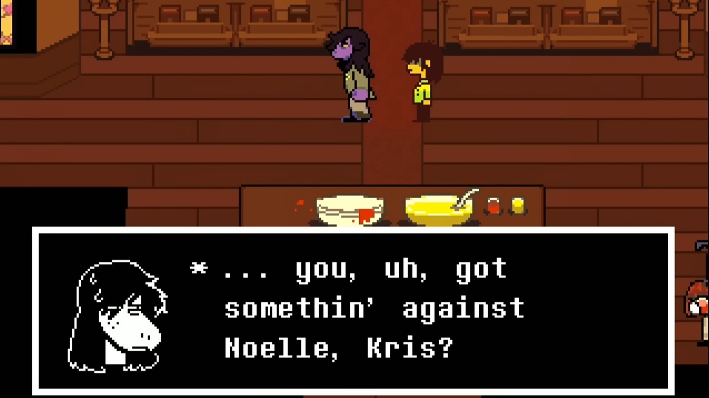 Susie is weirded out (Image via Tobyfox)