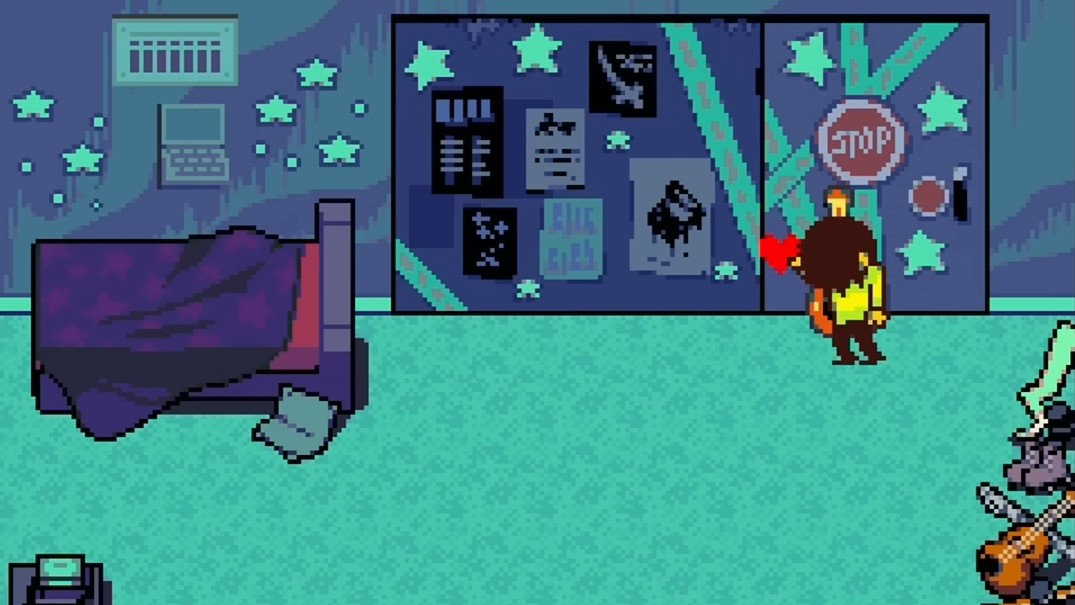 Chapter 4 Weird Route begins in Noelle's house (Image via Toby Fox)