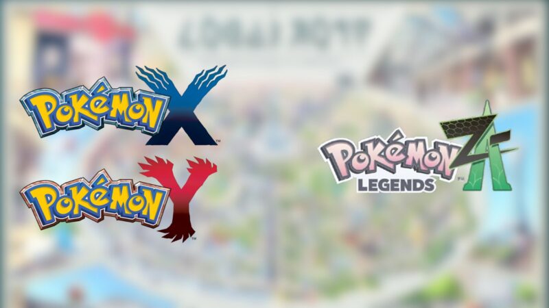 Pokemon X/Y and Pokemon Legends Z-A (Image via The Pokemon Company)