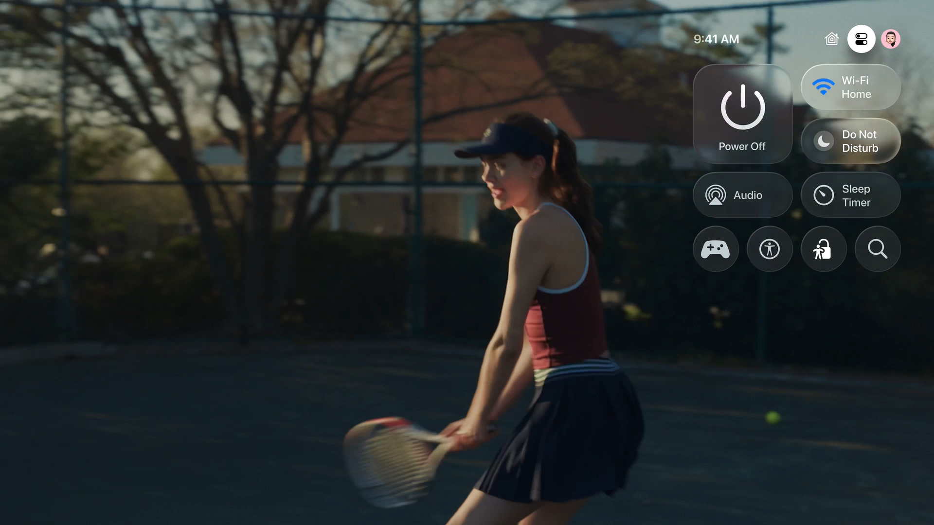 Apple introduces Liquid Glass design language in tvOS 26 (Image via Apple)
