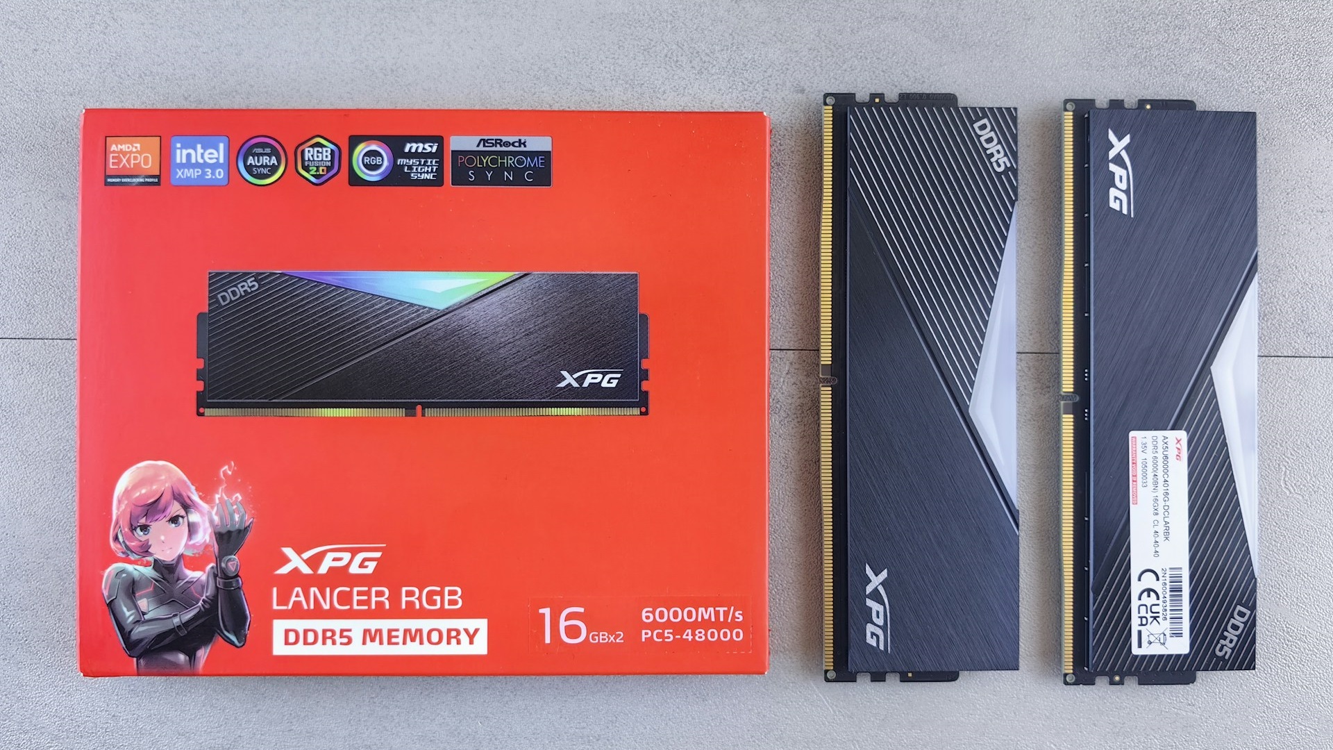 Picture of XPG DDR5 RAM kits