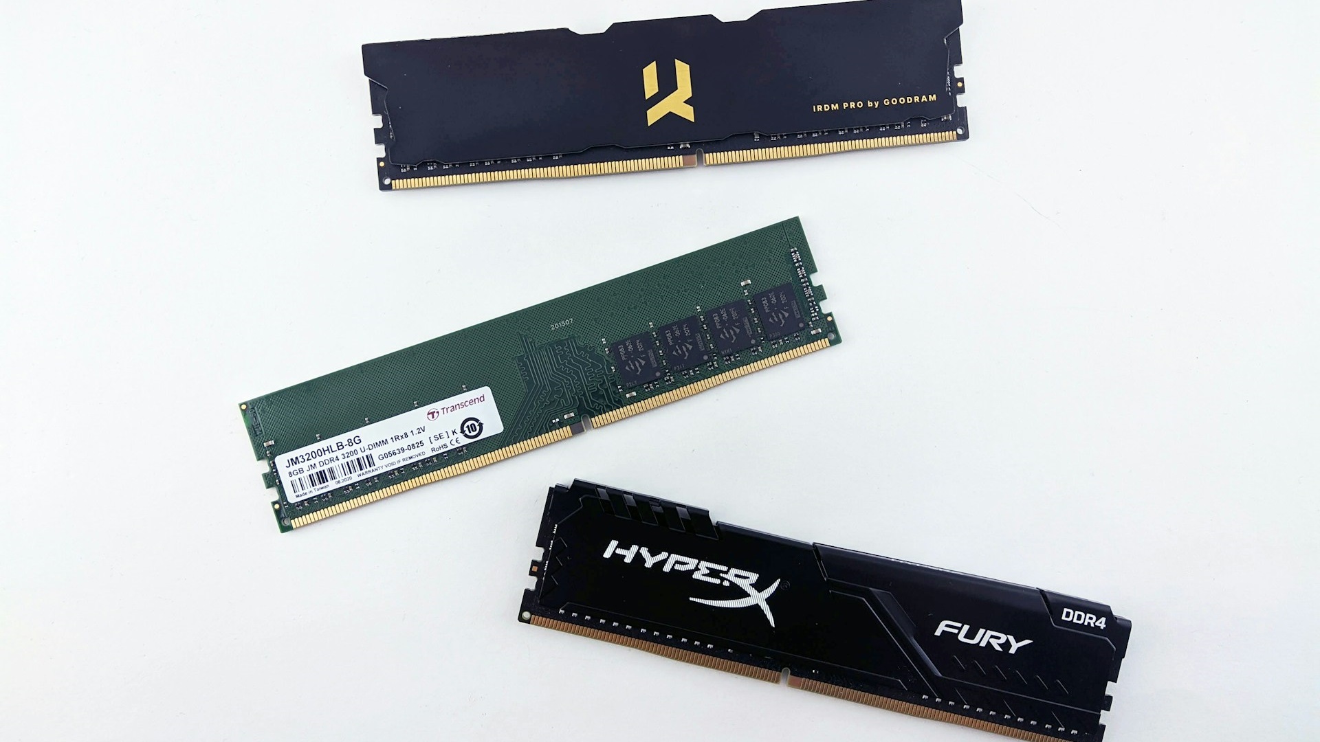 Picture of a few DDR4 kits