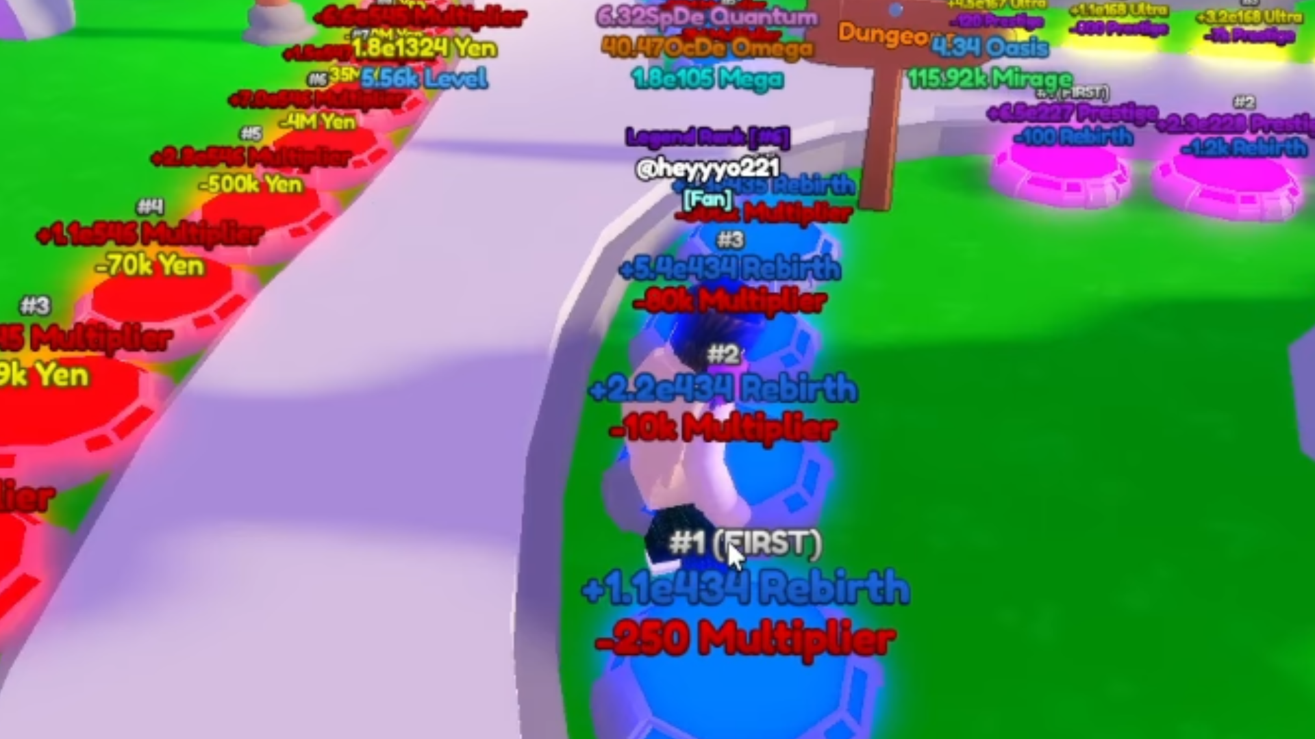 Stand on the buttons to collect resources (Image via Ghoulax Studio's | Roblox)
