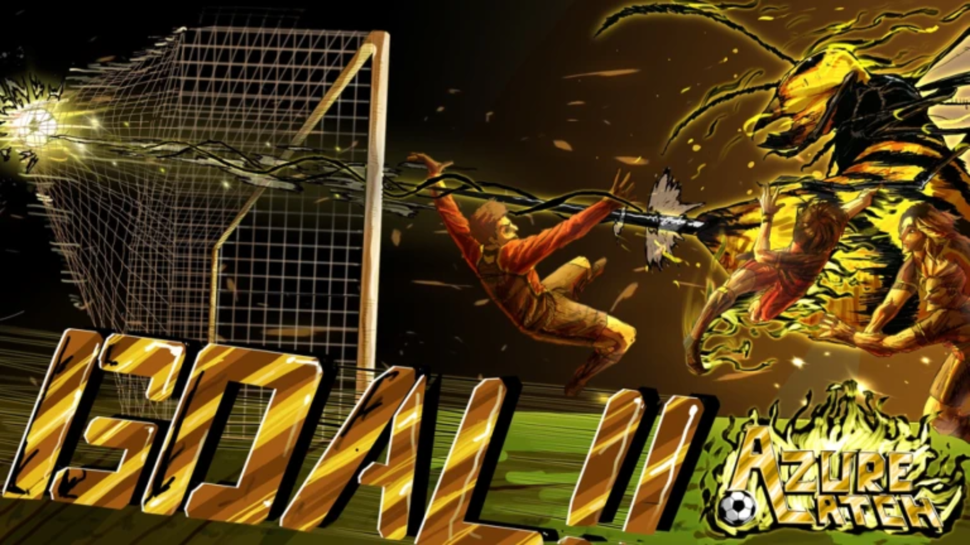 Azure Latch is an anime-inspired soccer game (Image via two game | Roblox)