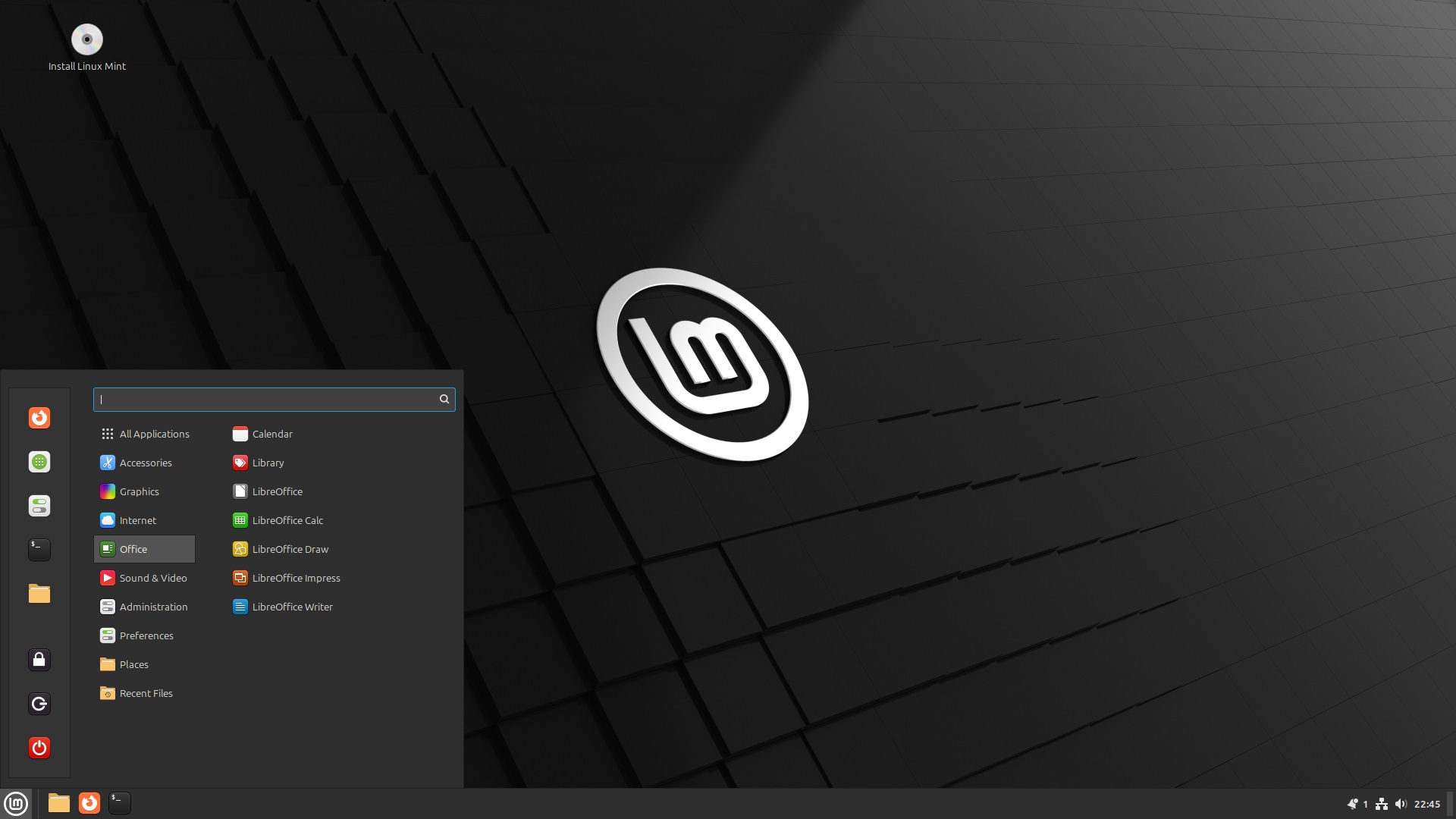 Picture of the Linux Mint Desktop