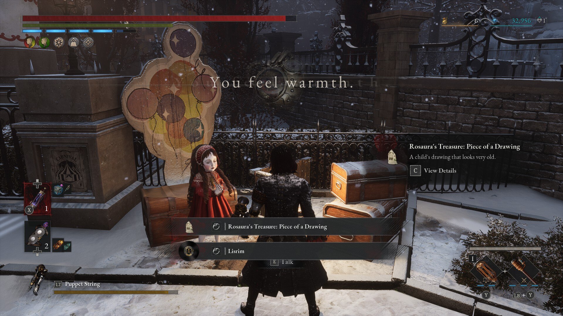 Rewards for finding Rosaura's shoes (Image via Neowiz)